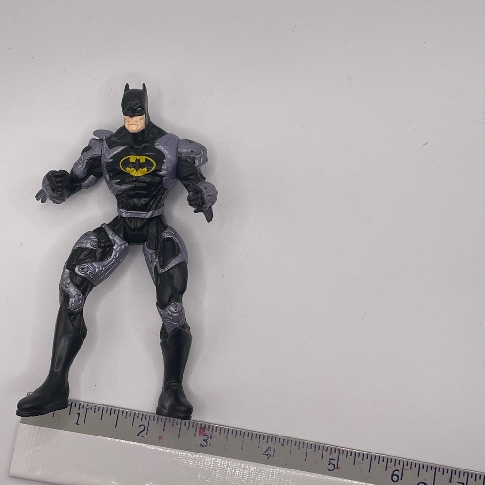 Batman Action Figure - Black and Gray DC Comics. I am Batman.  1996. Vintage. - Picture 7 of 7